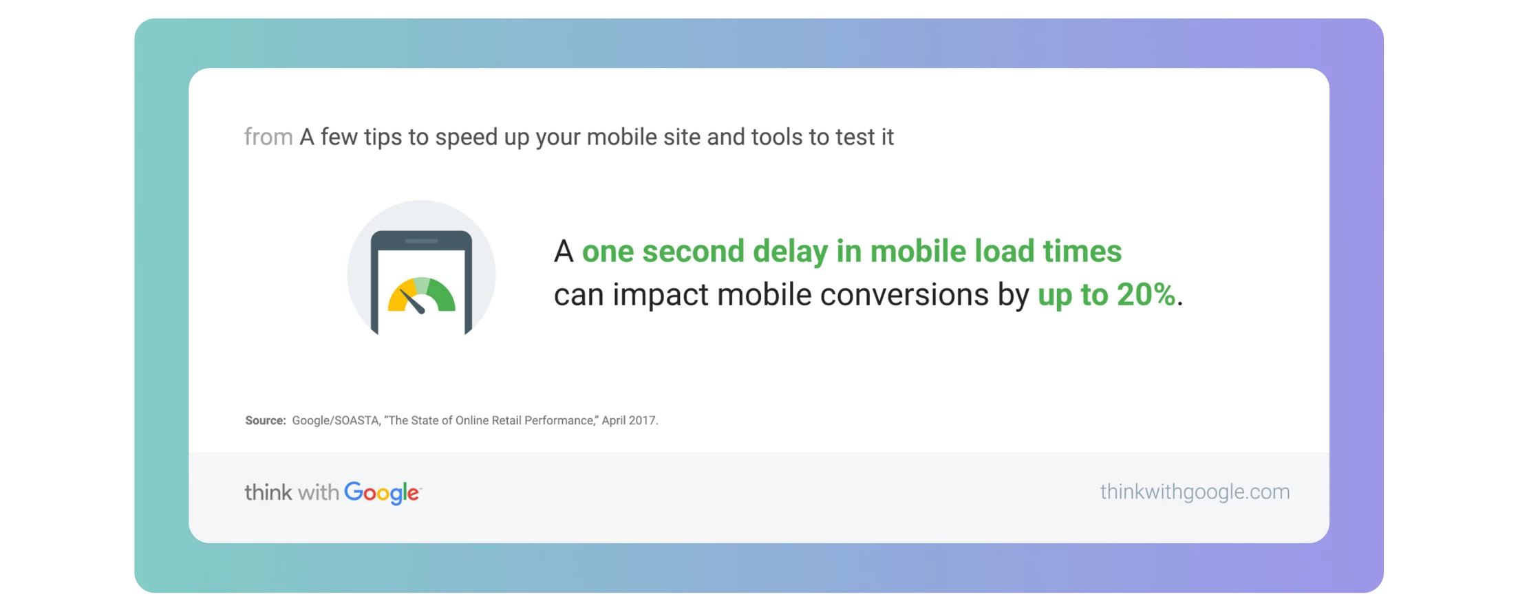 Tips to speed up your mobile site