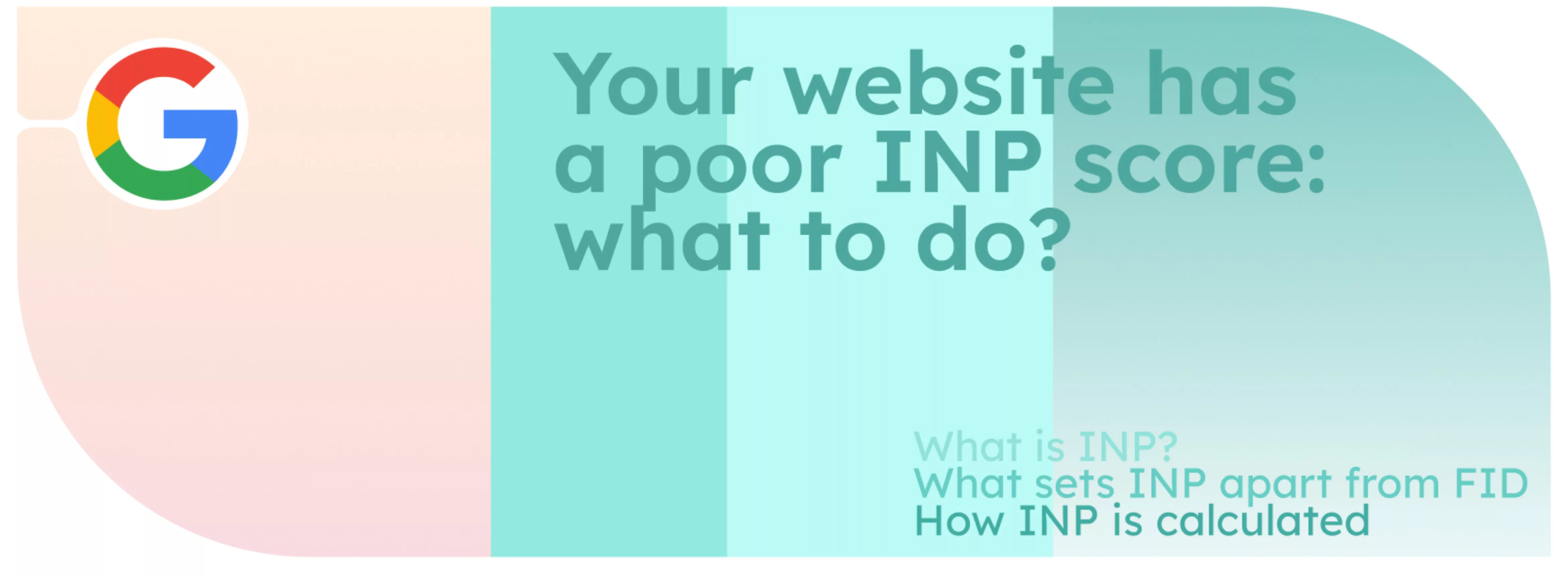 Your website has a poor INP score: what to do?